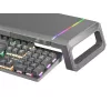 Mars Gaming MGS-ONE Czarny Chroma RGB Podstawka pod monitor regulowany rozmiar Uchwyt na smartfon i tablet Przedni port USB 2.0