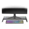 Mars Gaming MGS-ONE Czarny Chroma RGB Podstawka pod monitor regulowany rozmiar Uchwyt na smartfon i tablet Przedni port USB 2.0