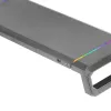Mars Gaming MGS-ONE Czarny Chroma RGB Podstawka pod monitor regulowany rozmiar Uchwyt na smartfon i tablet Przedni port USB 2.0