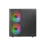 Mini Tower PC Mars Gaming MC-400 Biały 2x 120mm wentylatory przednie