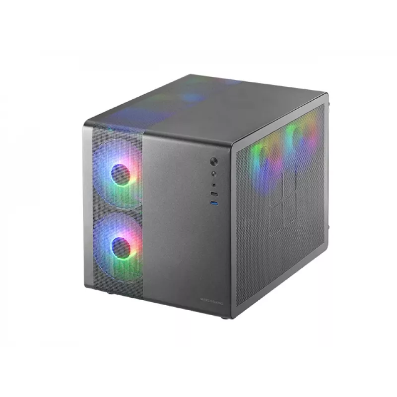 Mini Tower PC Mars Gaming MC-400 Biały 2x 120mm wentylatory przednie