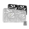 Mars Gaming MF-NCLX2W Wentylator do obudowy komputera 12 cm Biały 2 szt.