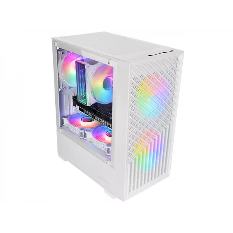 Mars Gaming MC-VORTEXW Mini Tower biały