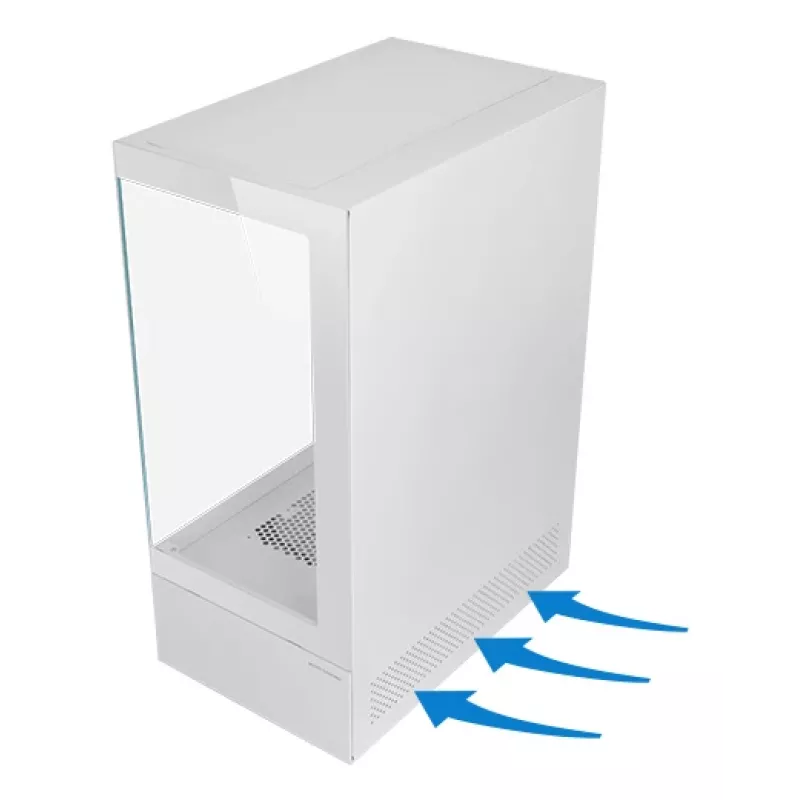 Mars Gaming MC-XOW Midi Tower Biały