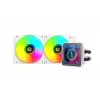 Mars Gaming ML-VISIONPRO240W Chłodzenie cieczą typu all-in-one do procesora 12 cm Biały 1 szt.