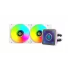 Mars Gaming ML-VISIONPRO240W Chłodzenie cieczą typu all-in-one do procesora 12 cm Biały 1 szt.