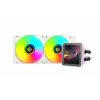 Mars Gaming ML-VISIONPRO240W Chłodzenie cieczą typu all-in-one do procesora 12 cm Biały 1 szt.