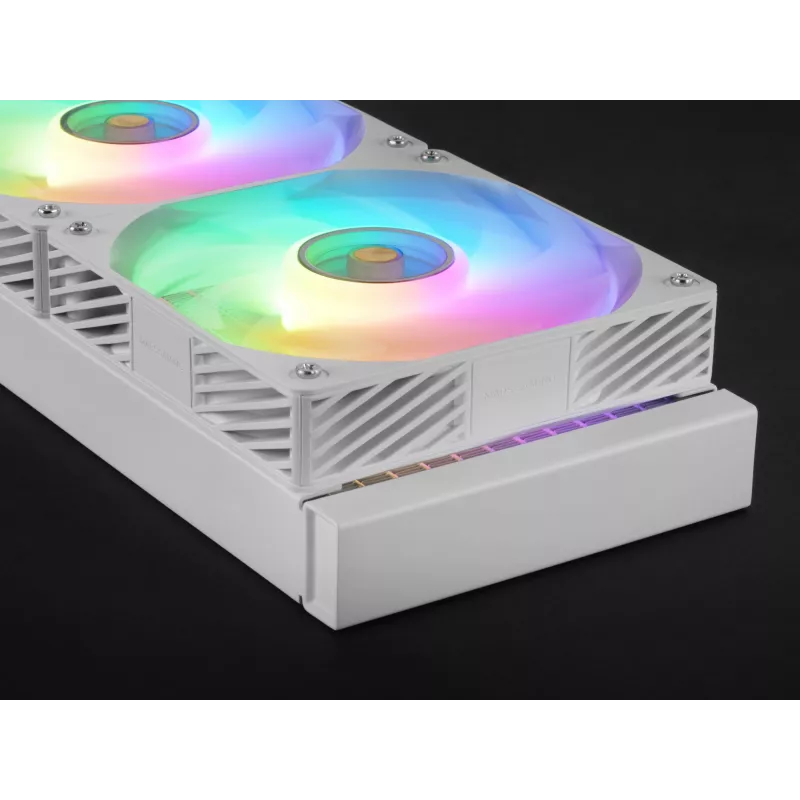 Mars Gaming ML-VISIONPRO240W Chłodzenie cieczą typu all-in-one do procesora 12 cm Biały 1 szt.
