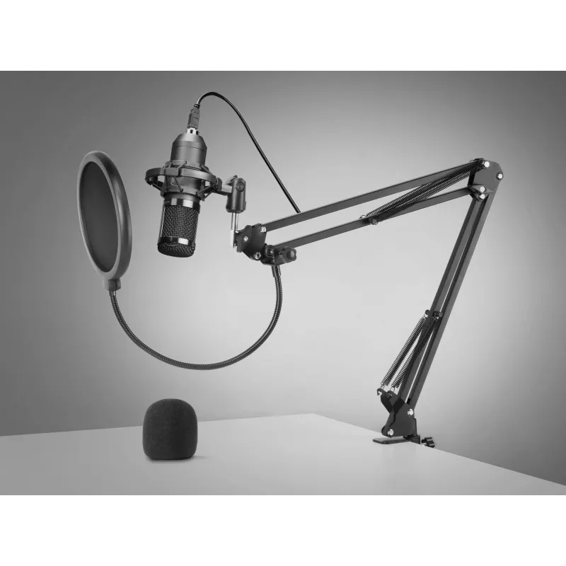 Mars Gaming Ultra-high Definition Microphone for Streamings Czarny