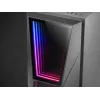 Mars Gaming MC777, Obudowa komputera ATX, Oświetlenie ARGB, Czarna, PC, Czarny, ATX, micro ATX, Mini-ITX, Niebieski, Zielony, Czerwony, 15,8 cm, 31,8 cm