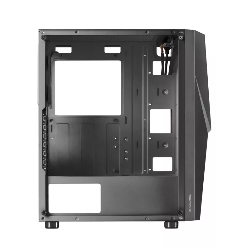 Mars Gaming MC777, Obudowa komputera ATX, Oświetlenie ARGB, Czarna, PC, Czarny, ATX, micro ATX, Mini-ITX, Niebieski, Zielony, Czerwony, 15,8 cm, 31,8 cm
