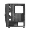 Mars Gaming MC777, Obudowa komputera ATX, Oświetlenie ARGB, Czarna, PC, Czarny, ATX, micro ATX, Mini-ITX, Niebieski, Zielony, Czerwony, 15,8 cm, 31,8 cm