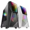 Mars Gaming MC777, Obudowa komputera ATX, Oświetlenie ARGB, Czarna, PC, Czarny, ATX, micro ATX, Mini-ITX, Niebieski, Zielony, Czerwony, 15,8 cm, 31,8 cm