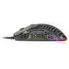 Mars Gaming MM55 Czarna Mysz Gamingowa RGB Chroma Ultra-lekka 55g 12800 DPI Przełączniki Mechaniczne HUANO