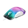 Mysz Gaming Mars Gaming MMGLOW Chroma-Glow RGB z Lustrzanym Wykończeniem Ultra-Lekka 12800 DPI Biała