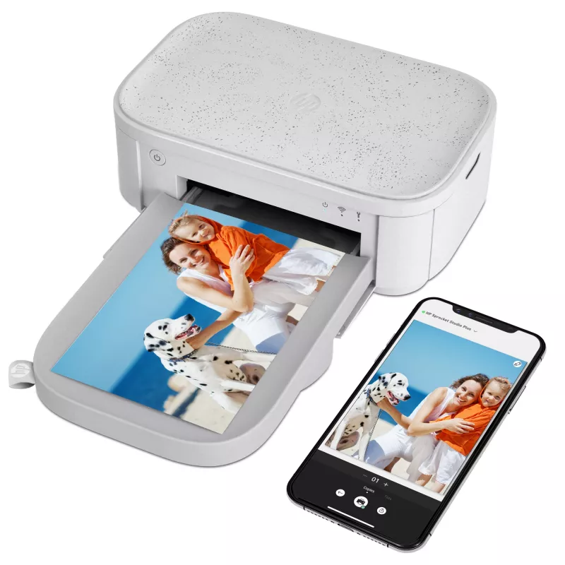 Drukarka fotograficzna HP Sprocket Studio Plus sublimacja barwnikowa 300 x 300 DPI 4 cale x 6 cali (10x15 cm) Wi-Fi