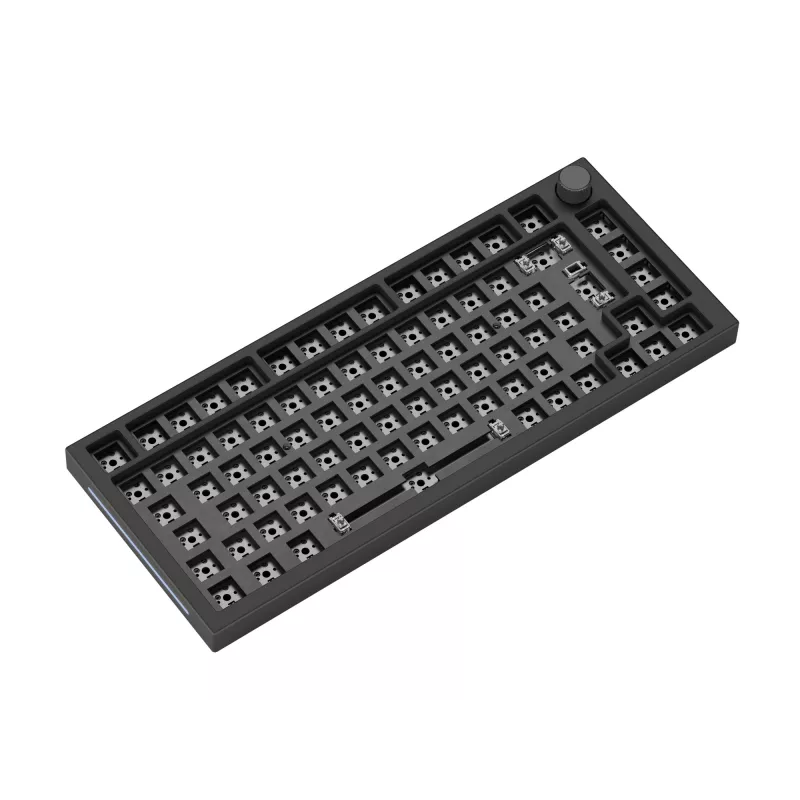 Baza pod klawiaturę mechaniczną GLORIOUS GMMK Pro — obudowa aluminiowa 75%, Czarny, 332×135×32 mm, 1,5 kg