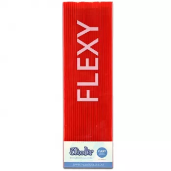 3Doodler Plastikowy materiał do druku 3D FLX04-RED 3 mm Czerwony