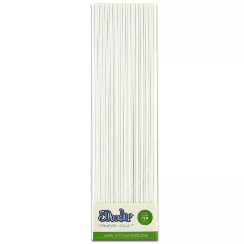 3Doodler PL06-SNOW materiał do druku 3D Polylactic acid (PLA) Biały 2 g