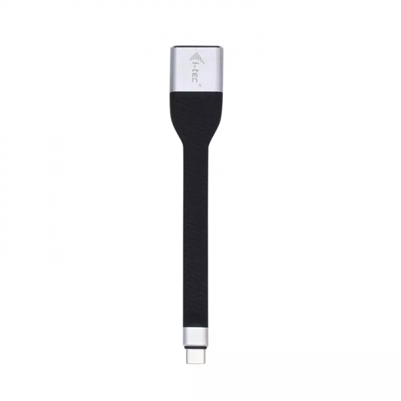 ITEC adapter USB-C na DisplayPort i-tec USB-C płaski DP Adapter 4K/60 Hz, kabel 0,11 m, czarny