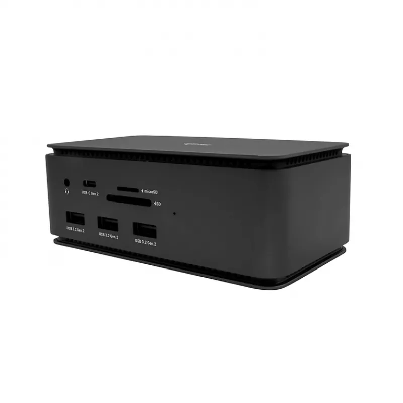 i-tec Metal USB4 Stacja dokująca Dual 4K HDMI DP z Power Delivery 80 W + Ładowarka uniwersalna 100 W