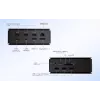 i-tec Metal USB4 Stacja dokująca Dual 4K HDMI DP z Power Delivery 80 W + Ładowarka uniwersalna 100 W