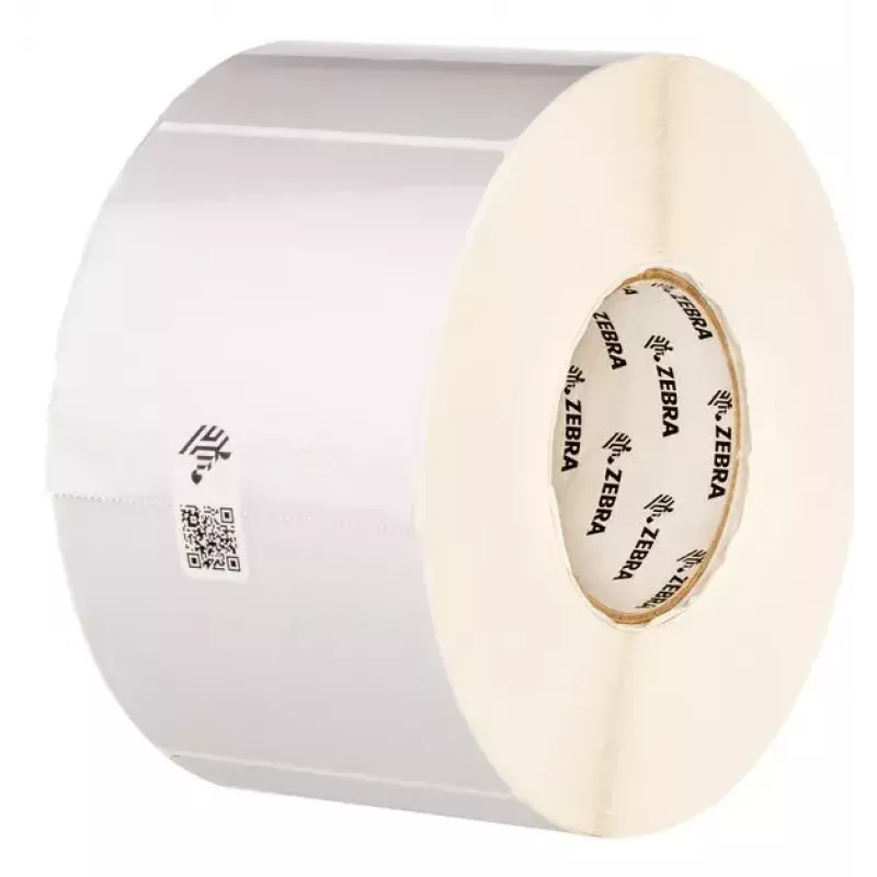 Etykieta die-cut Zebra Z-Ultimate 3000T srebrny Permanent Adhesive