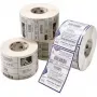 Etykieta die-cut Zebra Z-Ultimate 3000T srebrny Permanent Adhesive
