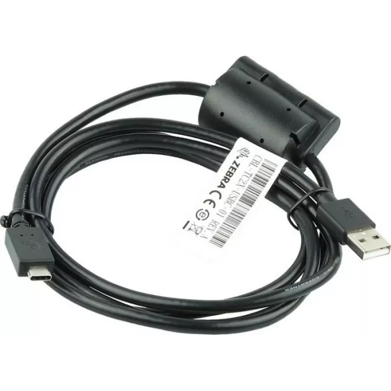 Zebra CBL-TC2X-USBC-01 Kabel USB USB A Czarny