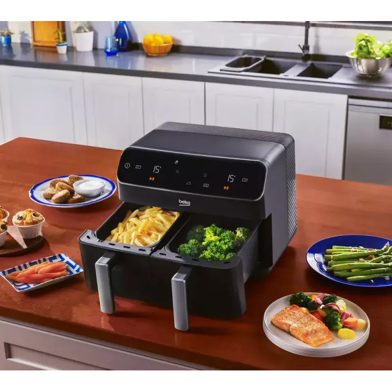 Hot air fryer BEKO FRL3374B 7.6L 1750W Czarny touch control, 9 programs, 35–200°C