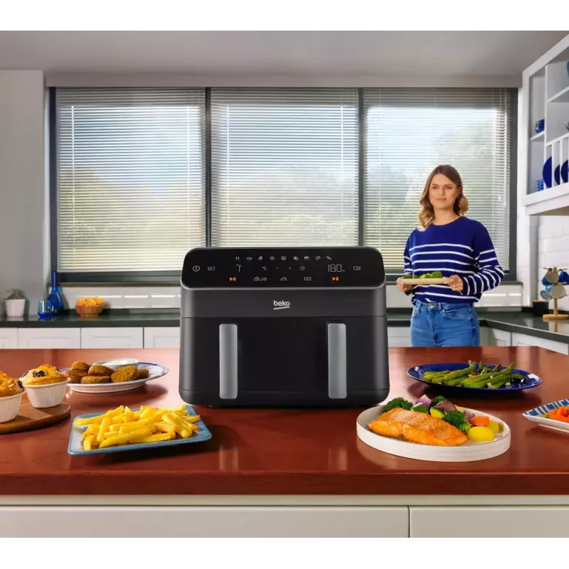 Hot air fryer BEKO FRL3374B 7.6L 1750W Czarny touch control, 9 programs, 35–200°C