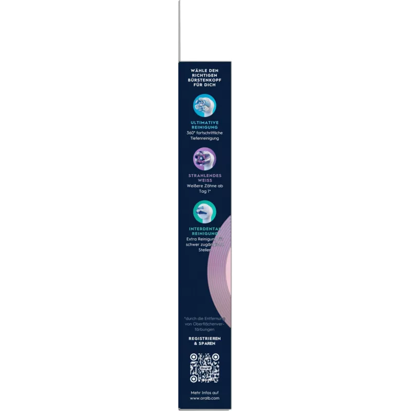 Główka do szczoteczki Oral-B 6 szt. Biała