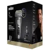 Golarka foliowa Braun Series 9 Pro+ 9675cc szaro-srebrna stal nierdzewna