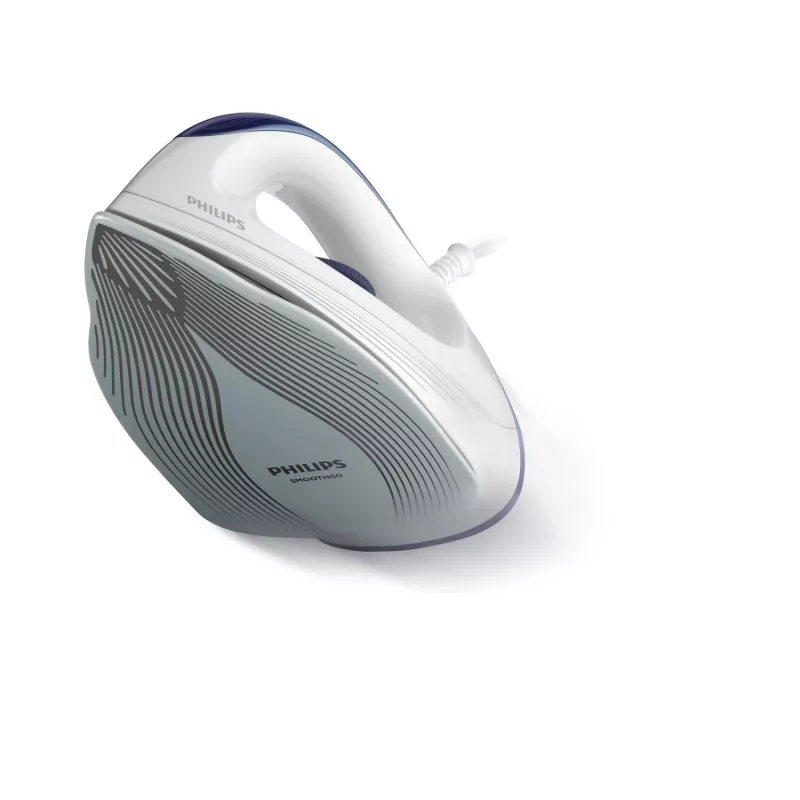Philips GC160/02 Żelazko suche, Żelazko suche, Stopa DynaGlide, 1,8 m, Białe, 1200 W