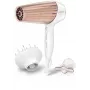Suszarka do włosów Philips MoistureProtect Sensor HP8280/00 — 2300 W, silnik DC, 6 prędkości, funkcja jonizacji, chłodny nadmuch, fioletowo-biała