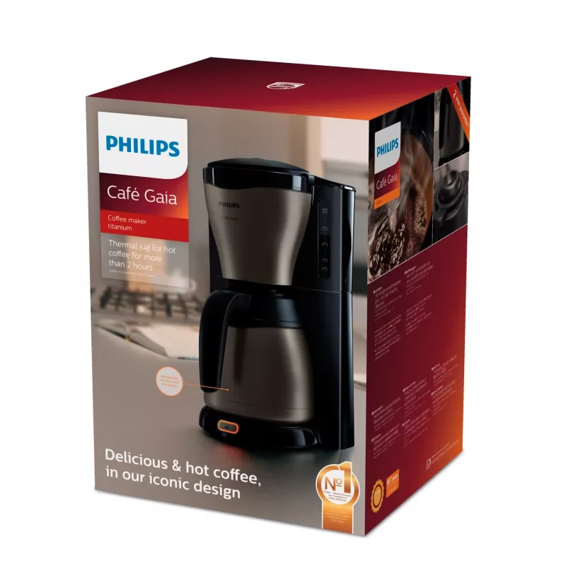 Philips Café Gaia Collection HD7547/80 ekspres do kawy Ekspres przelewowy 1,2 L