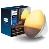 Budzik świetlny Philips SmartSleep HF3531/01 — Symulacja wschodu słońca LED, 300 lx, 7 dźwięków, drzemka 9 min