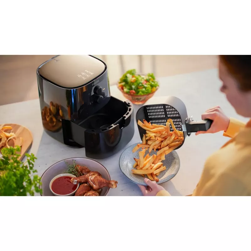 Philips 3000 series HD9200/90 Airfryer L, frytkownica na gorące powietrze, 4,1 l, 0,8 kg, Rapid Air, 80 °C, 200 °C
