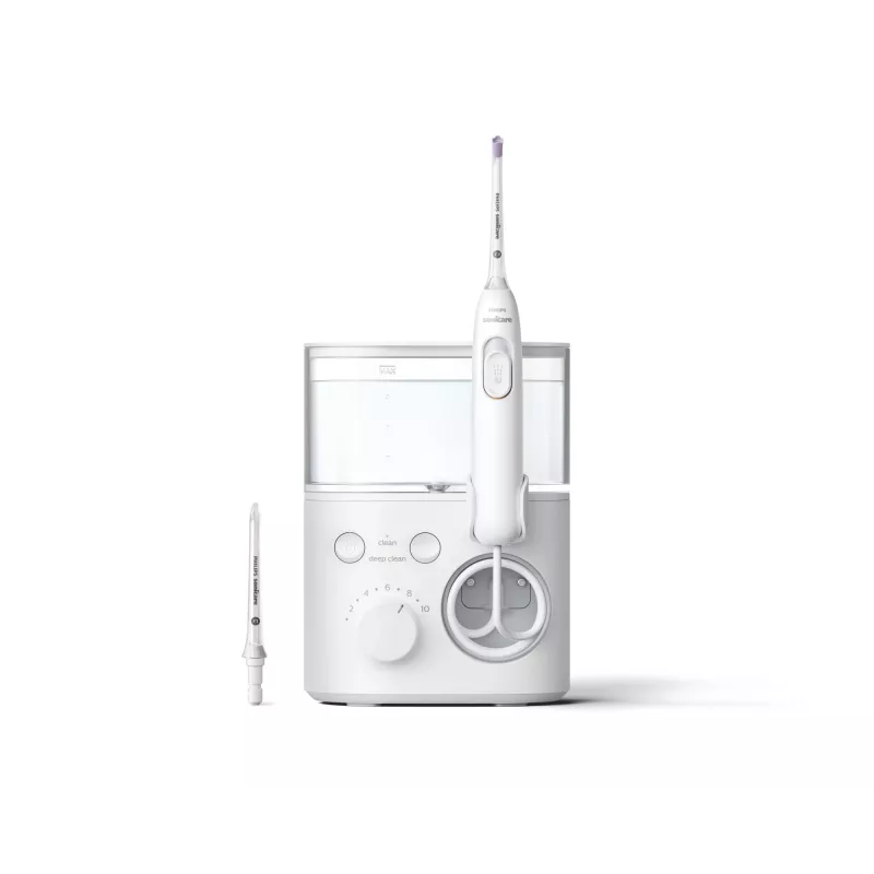Philips Power Flosser 3000 HX3711/20 Irygator do ust Biały Zbiornik na wodę 0,55L 2 końcówki