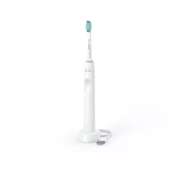 Soniczna szczoteczka elektryczna Philips 1100 Series HX3641/02 — Codzienna pielęgnacja, wbudowany akumulator litowo-jonowy, 1 rękojeść, 1 główka szczoteczki