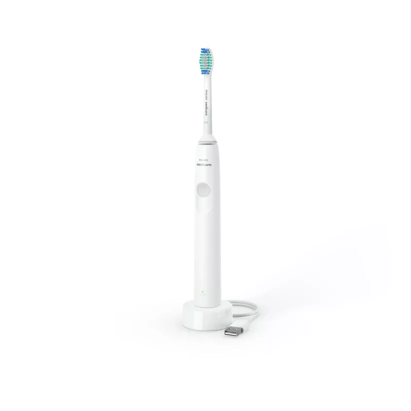 Soniczna szczoteczka elektryczna Philips 1100 Series HX3641/02 — Codzienna pielęgnacja, wbudowany akumulator litowo-jonowy, 1 rękojeść, 1 główka szczoteczki