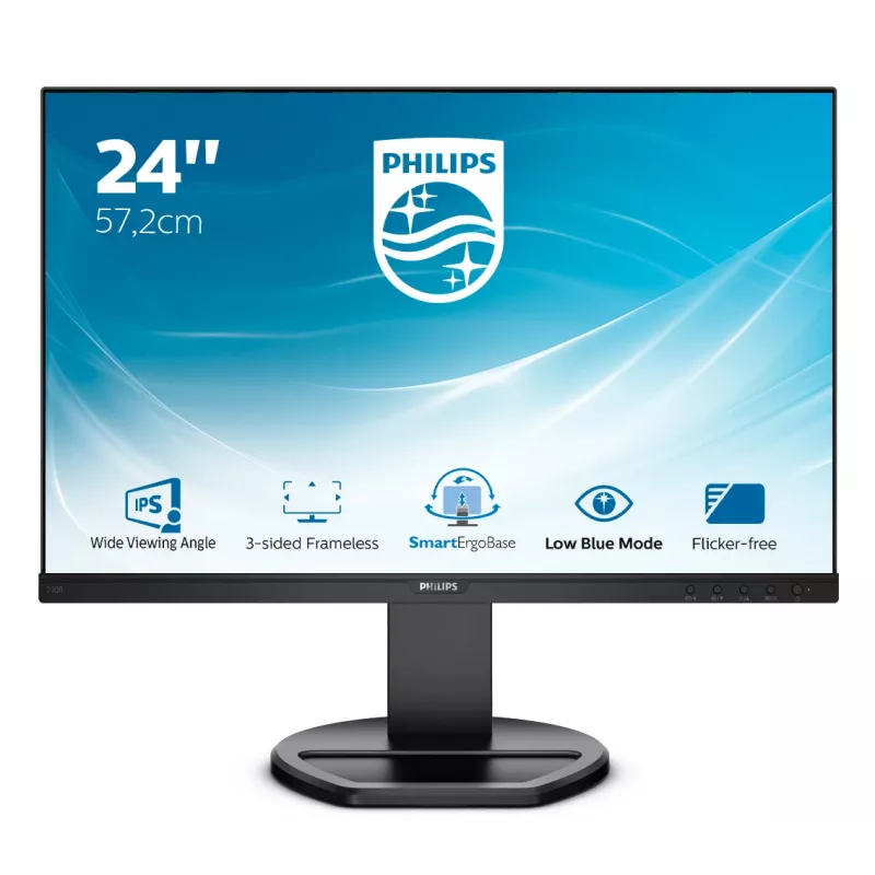 Philips 230B8QJEB/00 monitor komputerowy 57,1 cm (22,5 cala) 1920 x 1200 pikseli WUXGA LED Czarny