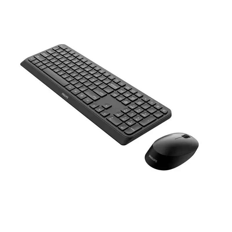 Philips 3000 series SPT6307B/31 klawiatura Mysz w zestawie Uniwersalna RF Bezprzewodowa QWERTY Angielski Czarny