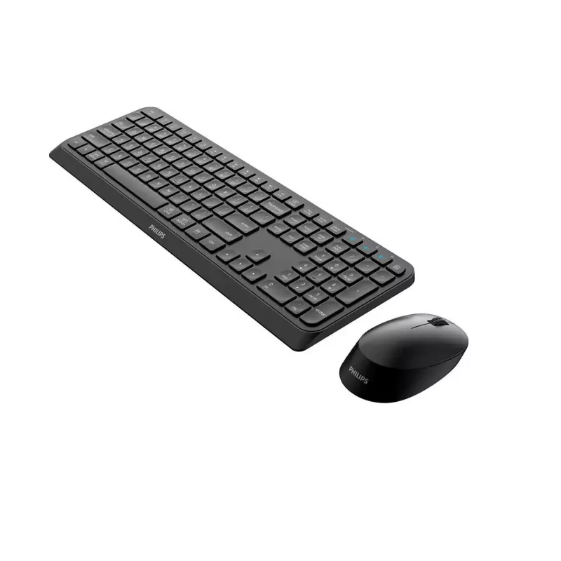 Philips serii 4000 SPT6407B/31 klawiatura Mysz w zestawie Uniwersalna RF Wireless + Bluetooth QWERTY Angielska Czarna