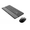 Klawiatura i mysz Philips serii 6000 SPT6607B/31 z myszką w zestawie uniwersalna RF Wireless + Bluetooth czarna