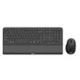 Klawiatura i mysz Philips serii 6000 SPT6607B/31 z myszką w zestawie uniwersalna RF Wireless + Bluetooth czarna