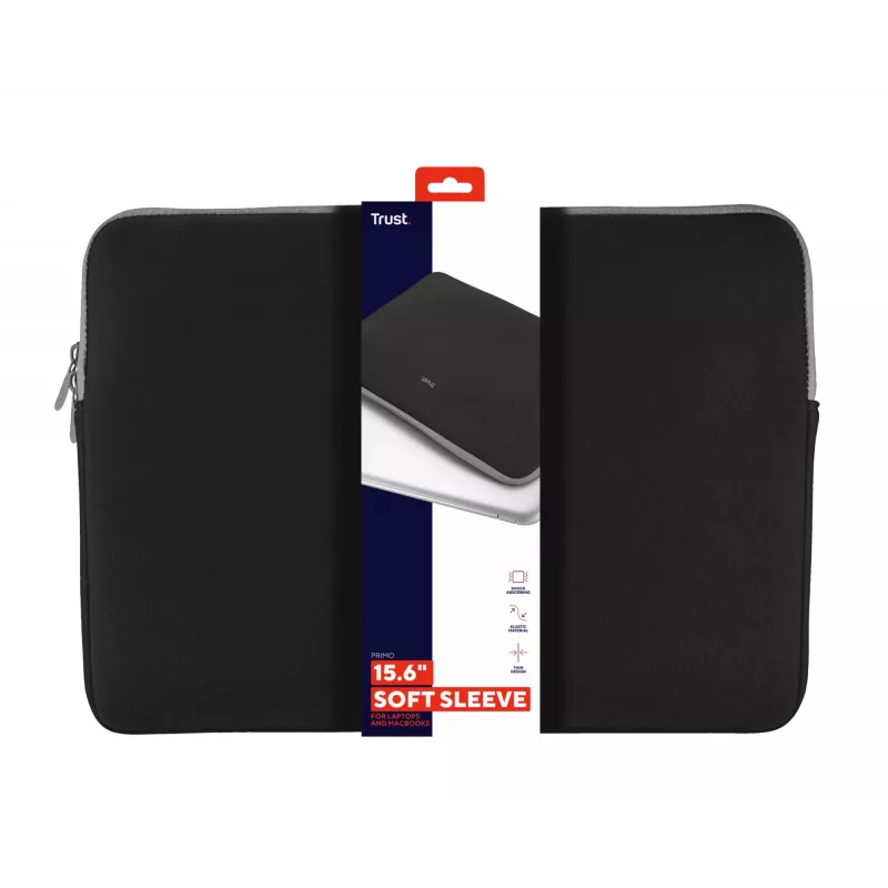 Etui pokrowiec Trust 21248 do laptopów do 15,6 cala Czarny