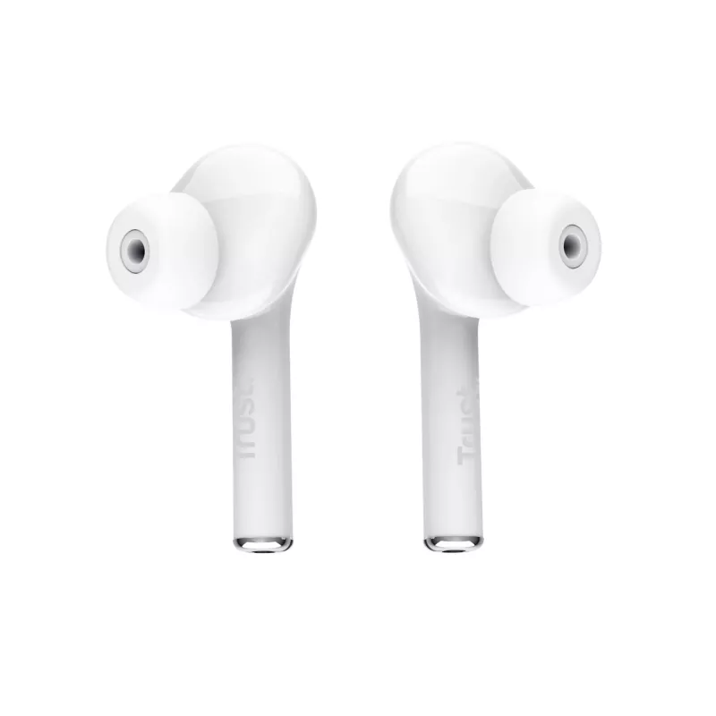 Trust Nika Zestaw słuchawkowy True Wireless Stereo (TWS) Douszne Połączenia/Muzyka Bluetooth Biały