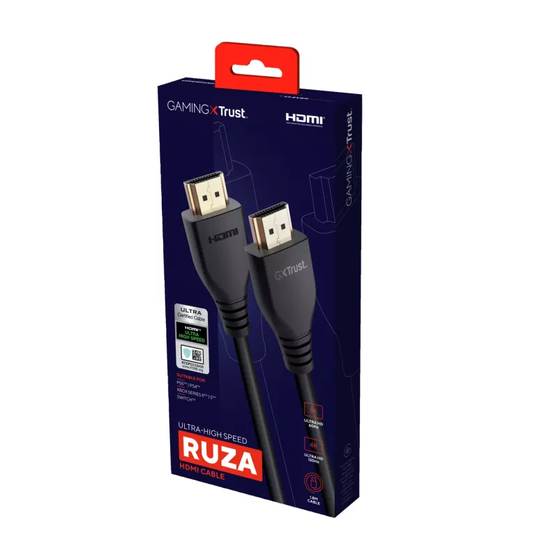 Kabel HDMI Trust GXT 731 Ruza 1,8 m HDMI typu A (Standard)