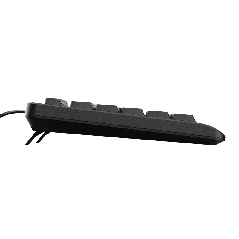 Klawiatura Trust Primo uniwersalna USB AZERTY belgijska czarna
